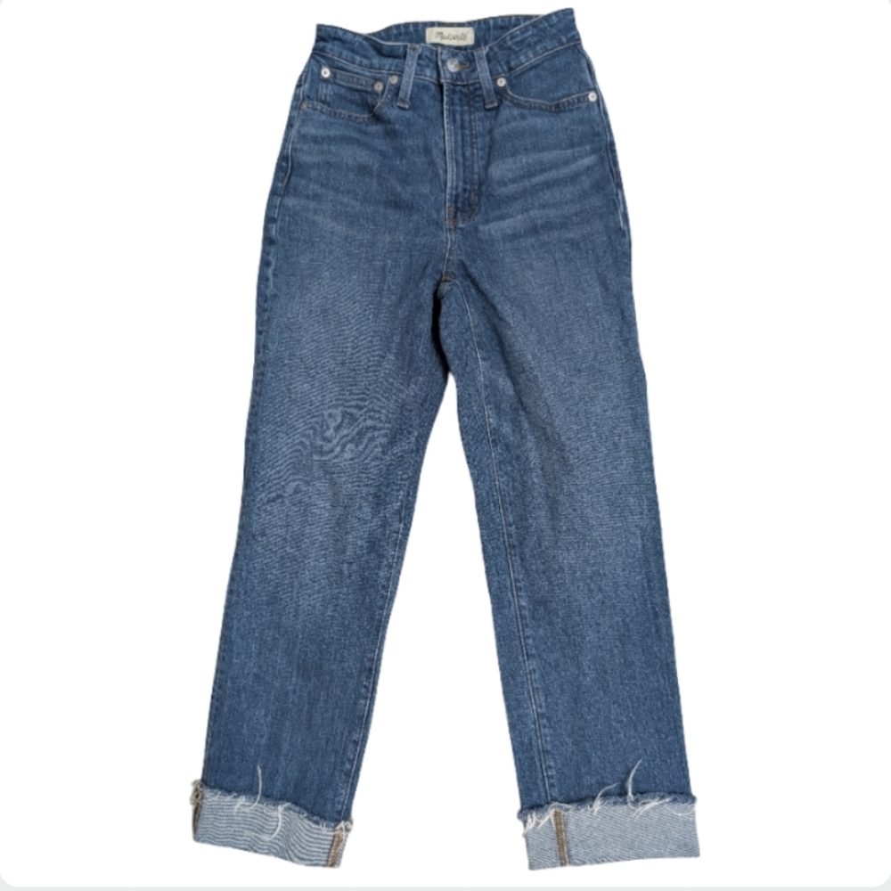 Madewell Curvy Perfect Vintage Straight Jean Size 25 NWT Hourglass Fit - Picture 2 of 14